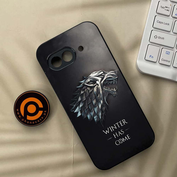 Google Pixel 9a -  Winter Has Come GOT - Premium Metal Printed soft Bumper Shock Proof Case