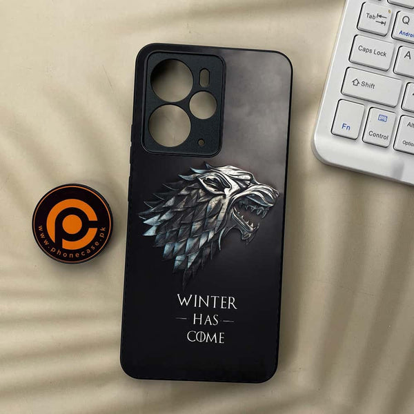 Realme 14 5G -  Winter Has Come GOT - Premium Metal Printed soft Bumper Shock Proof Case