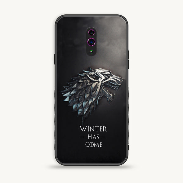 OPPO Reno - Winter Has Come GOT - Premium Printed Glass Case
