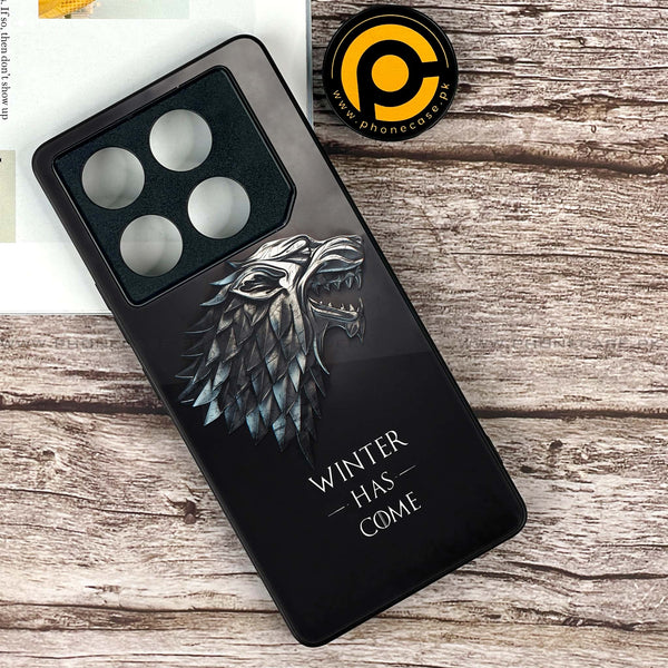 Infinix GT 20 Pro - Winter Has Come GOT-  Premium Printed Metal soft Bumper shock Proof Case