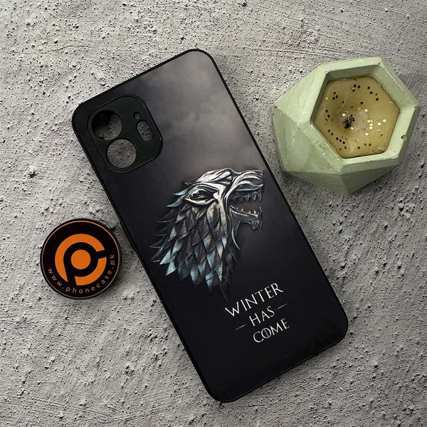 Nothing Phone 2 - Winter Has Come GOT - Premium Metal Printed soft Bumper shock Proof Case