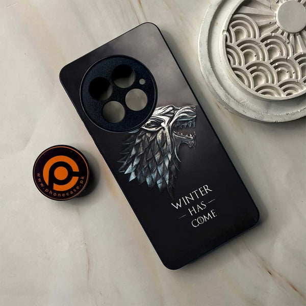 OnePlus 13 - Winter Has Come GOT - Premium Metal Printed soft Bumper shock Proof Case