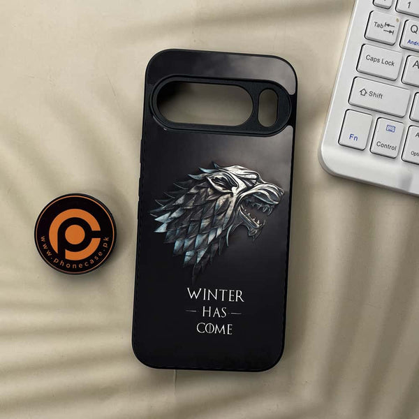 Google Pixel 10 Pro  -  Winter Has Come GOT - Premium Metal Printed soft Bumper Shock Proof Case