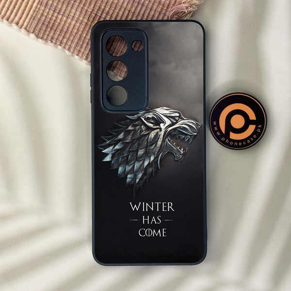 Oppo A5 2025 - Winter Has Come GOT  - Premium Metal Printed soft Bumper shock Proof Case