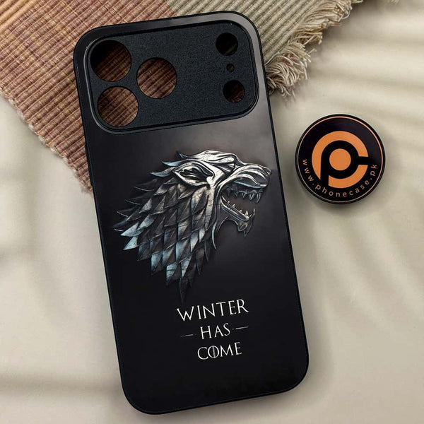 iPhone 17 Pro Max - Winter Has Come GOT - Premium Metal Printed soft Bumper shock Proof Case