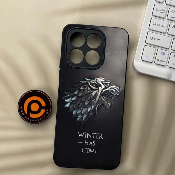 Honor X5b - Winter Has Come GOT - Premium Metal Printed soft Bumper shock Proof Case
