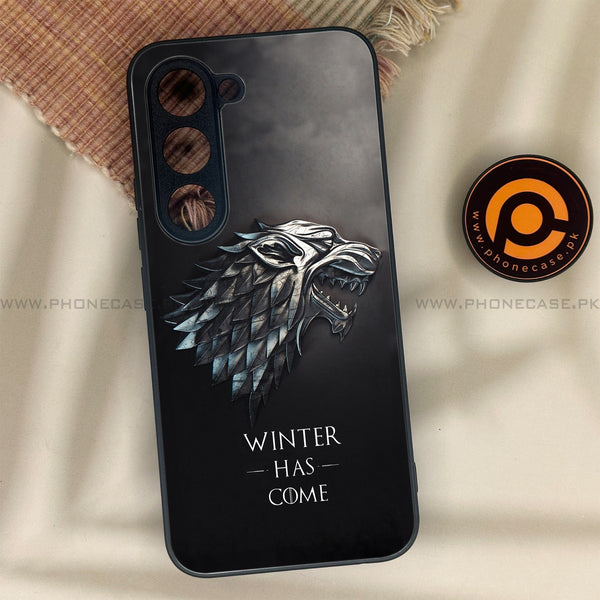 Tecno Spark 40 Pro - Winter Has Come GOT  - Premium Metal Printed soft Bumper shock Proof Case