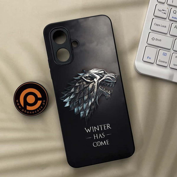 Infinix Smart 10 -  Winter Has Come GOT - Premium Metal Printed soft Bumper Shock Proof Case