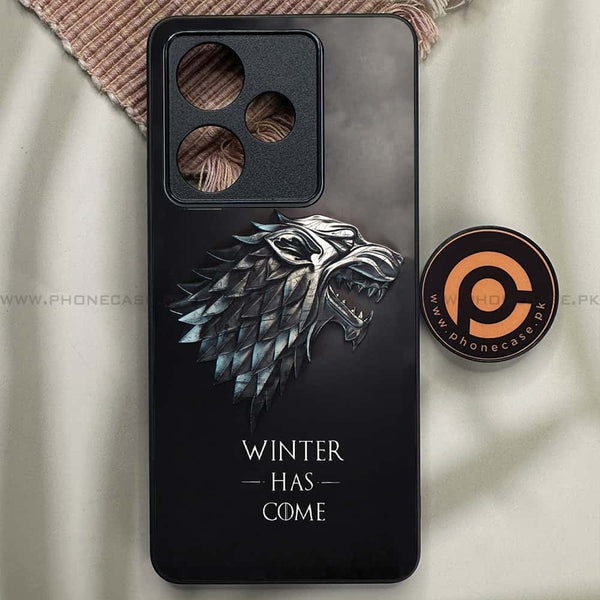 Realme GT 7 - Winter Has Come GOT - Premium Metal Printed soft Bumper shock Proof Case