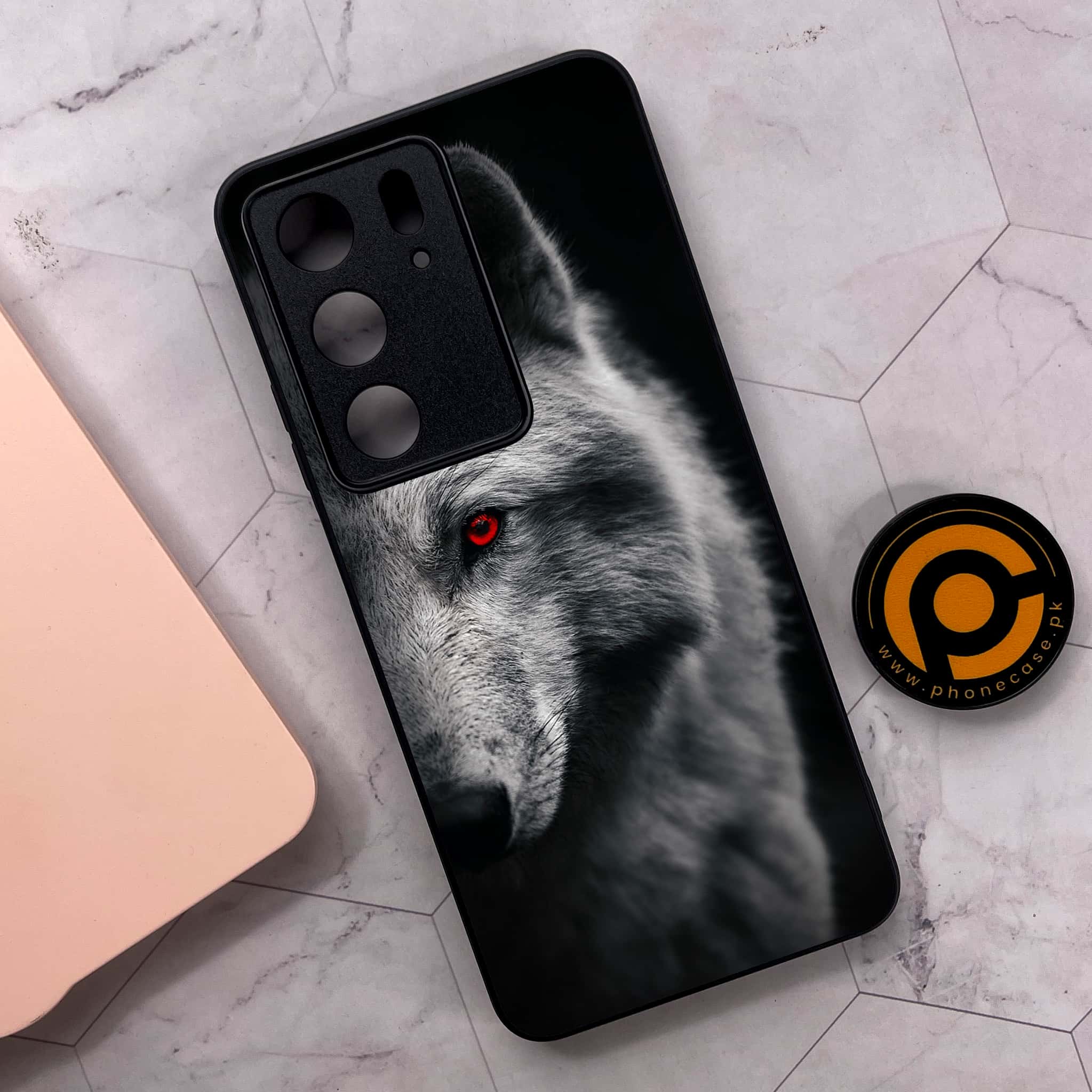 Realme C75x 4G - Wolf Series - Premium Metal Printed soft Bumper shock Proof Case