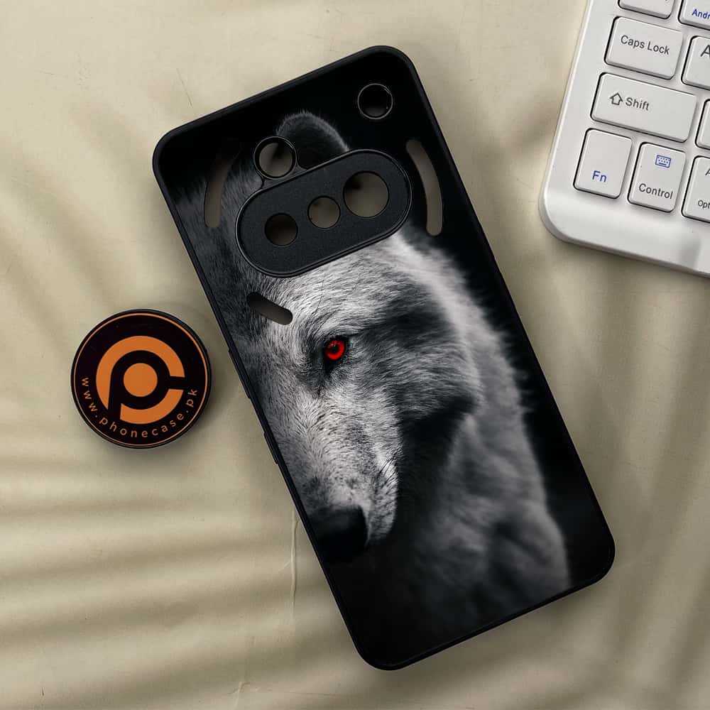 Nothing Phone 3a - Wolf Series - Premium Metal  Printed soft Bumper shock Proof Case