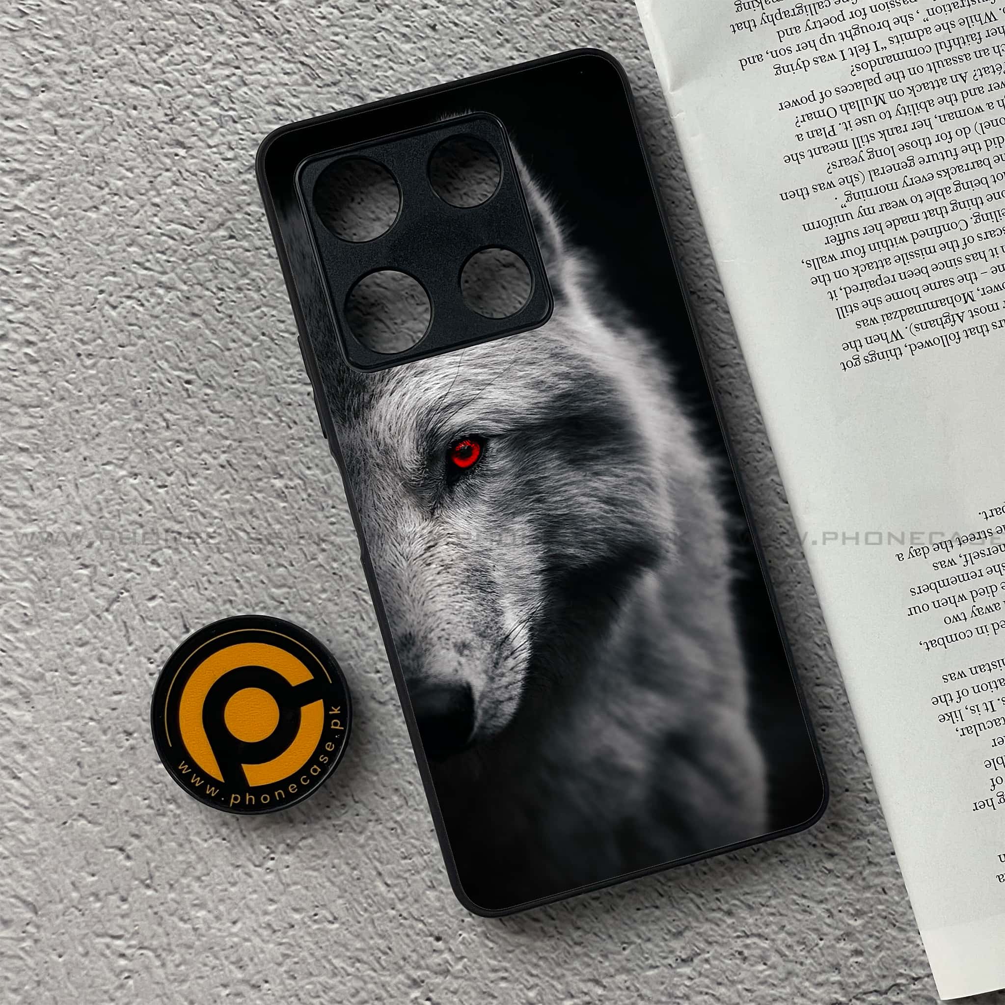 Infinix Note 30 Pro - Wolf Series - Premium Metal Printed soft Bumper shock Proof Case