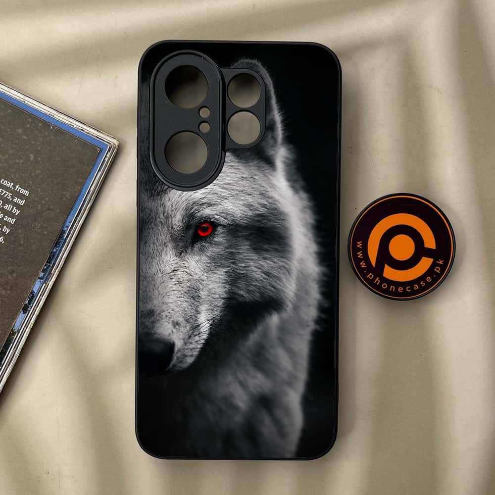 Vivo X200 FE - Wolf Series - Premium Metal Printed soft Bumper Shock Proof Case