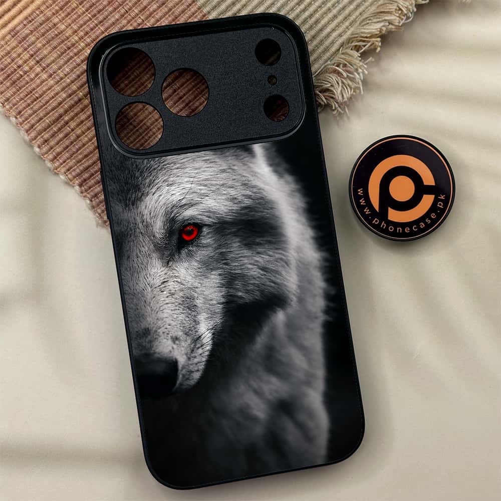 iPhone 17 Pro Max - Wolf Series - Premium Metal Printed soft Bumper shock Proof Case