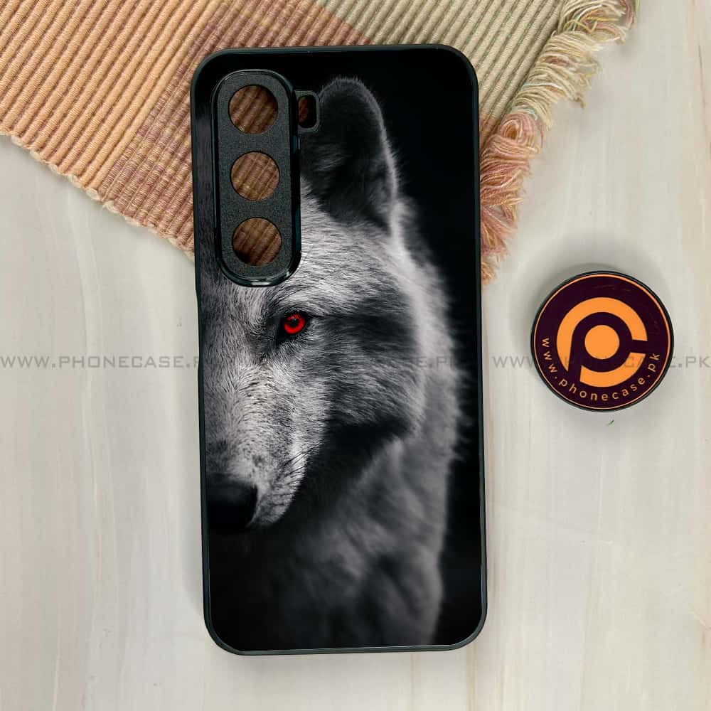 Infinix Hot 60i - Wolf Series - Premium Metal Printed soft Bumper shock Proof Case