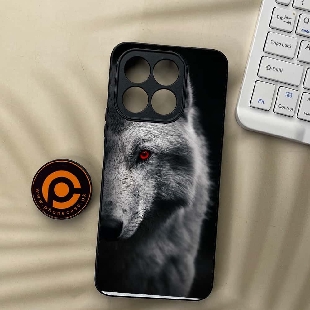 Honor X5b Plus - Wolf Series - Premium Metal  Printed soft Bumper shock Proof Case