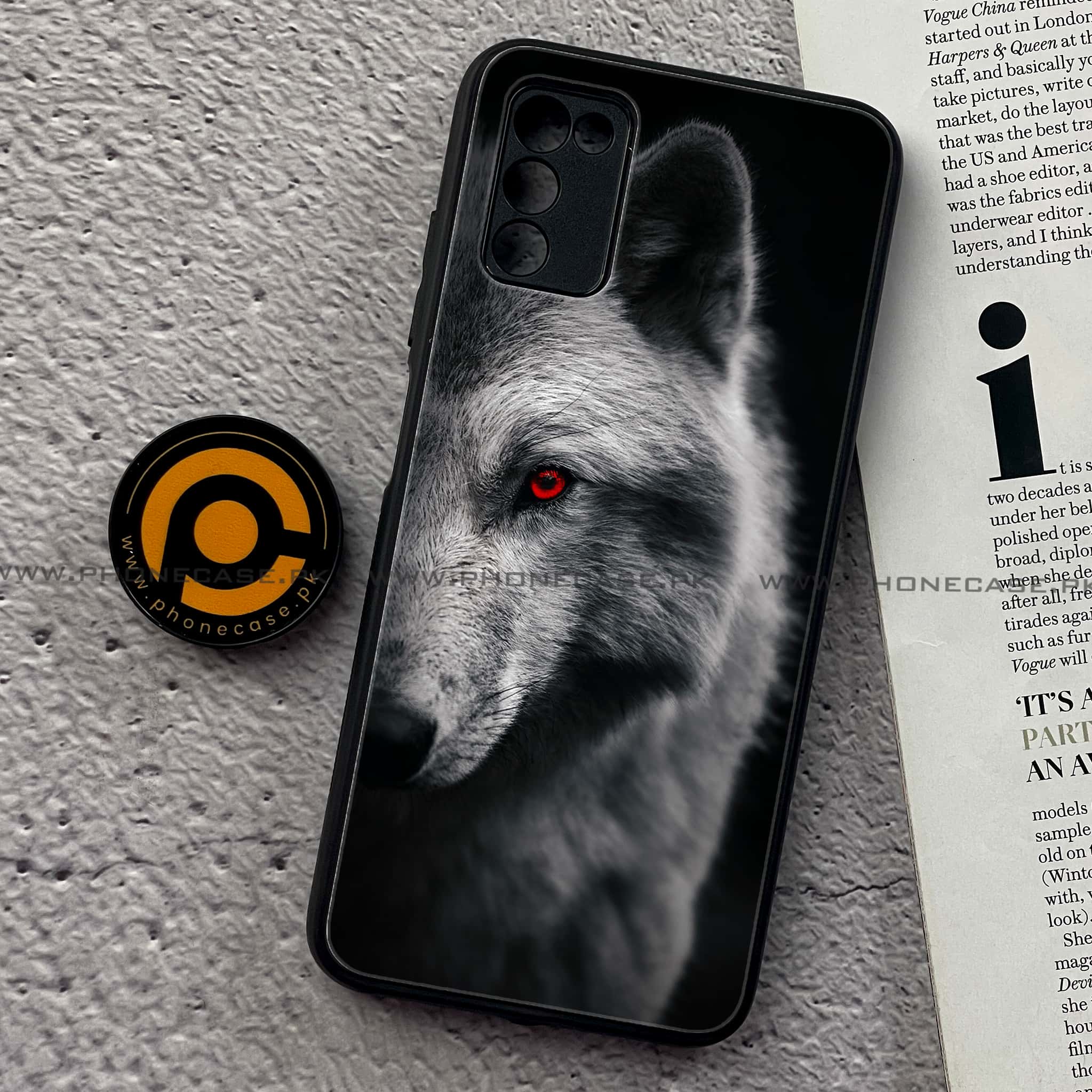 Samsung Galaxy A02s - Wolf Series - Premium Printed Metal soft Bumper shock Proof Case