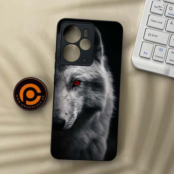 Realme 14 5G - Wolf Series - Premium Metal Printed soft Bumper Shock Proof Case