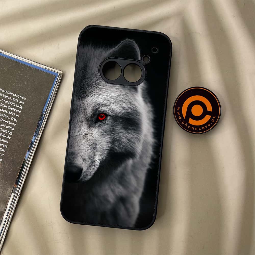Nothing Phone (2a) - Wolf Series - Premium Metal Printed soft Bumper Shock Proof Case