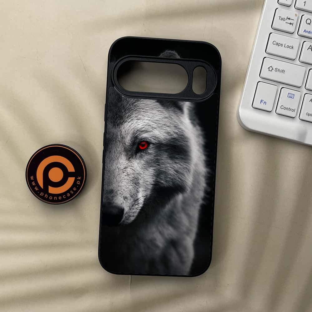 Google Pixel 10  - Wolf Series - Premium Metal Printed soft Bumper Shockof Case