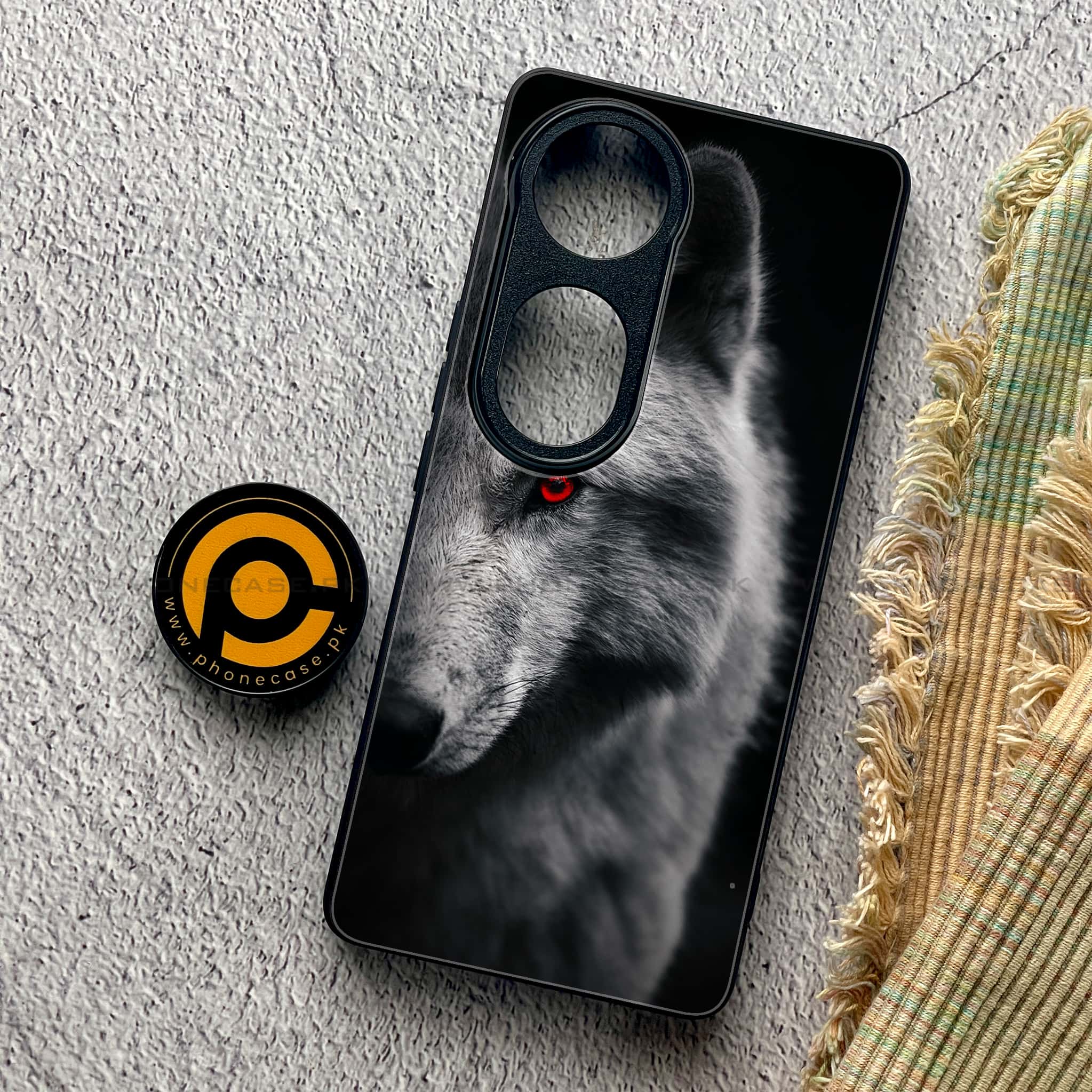 Vivo S19 Pro - Wolf Series - Premium Metal Printed soft Bumper shock Proof Case