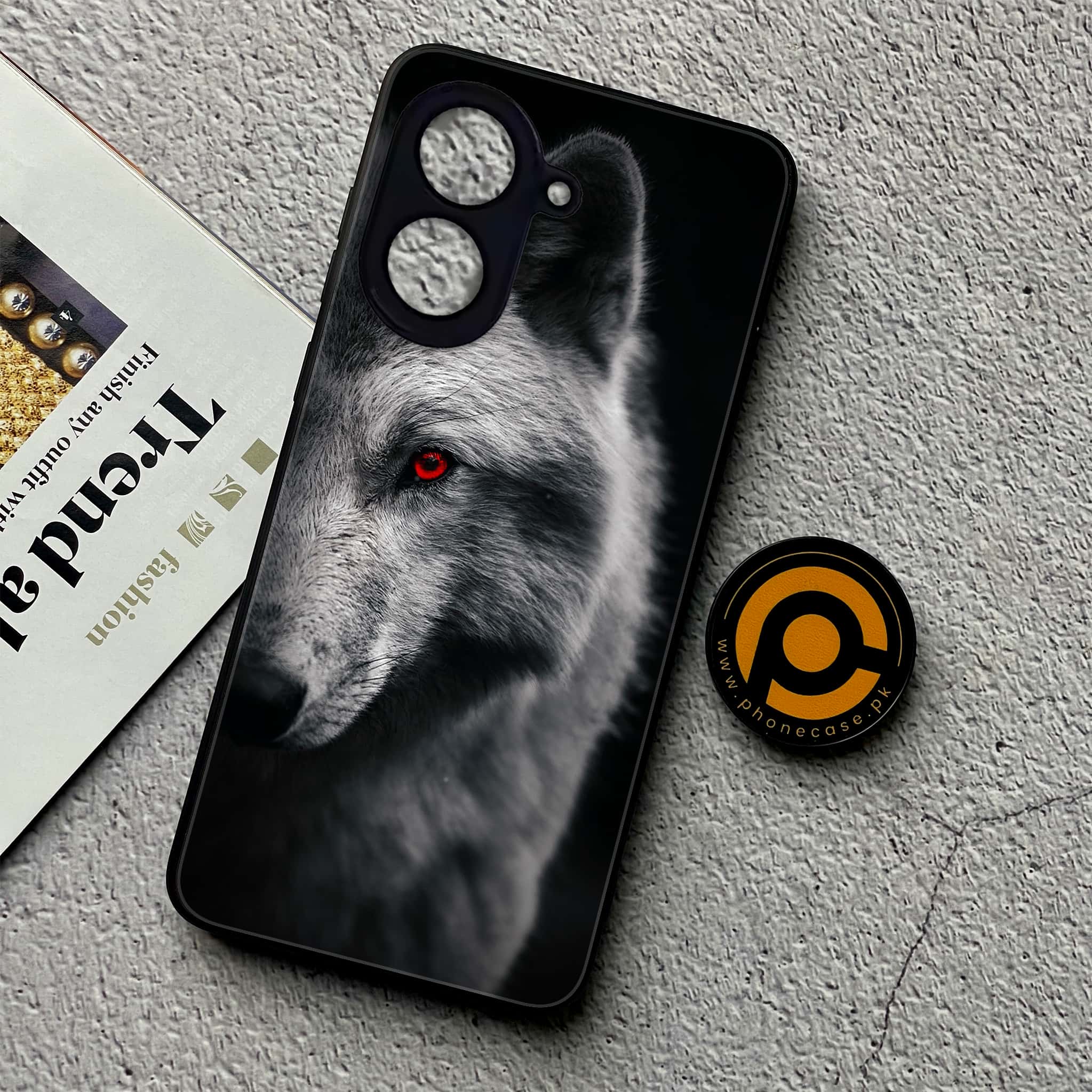 Xiaomi Redmi A5 - Wolf Series - Premium Metal Printed soft Bumper shock Proof Case