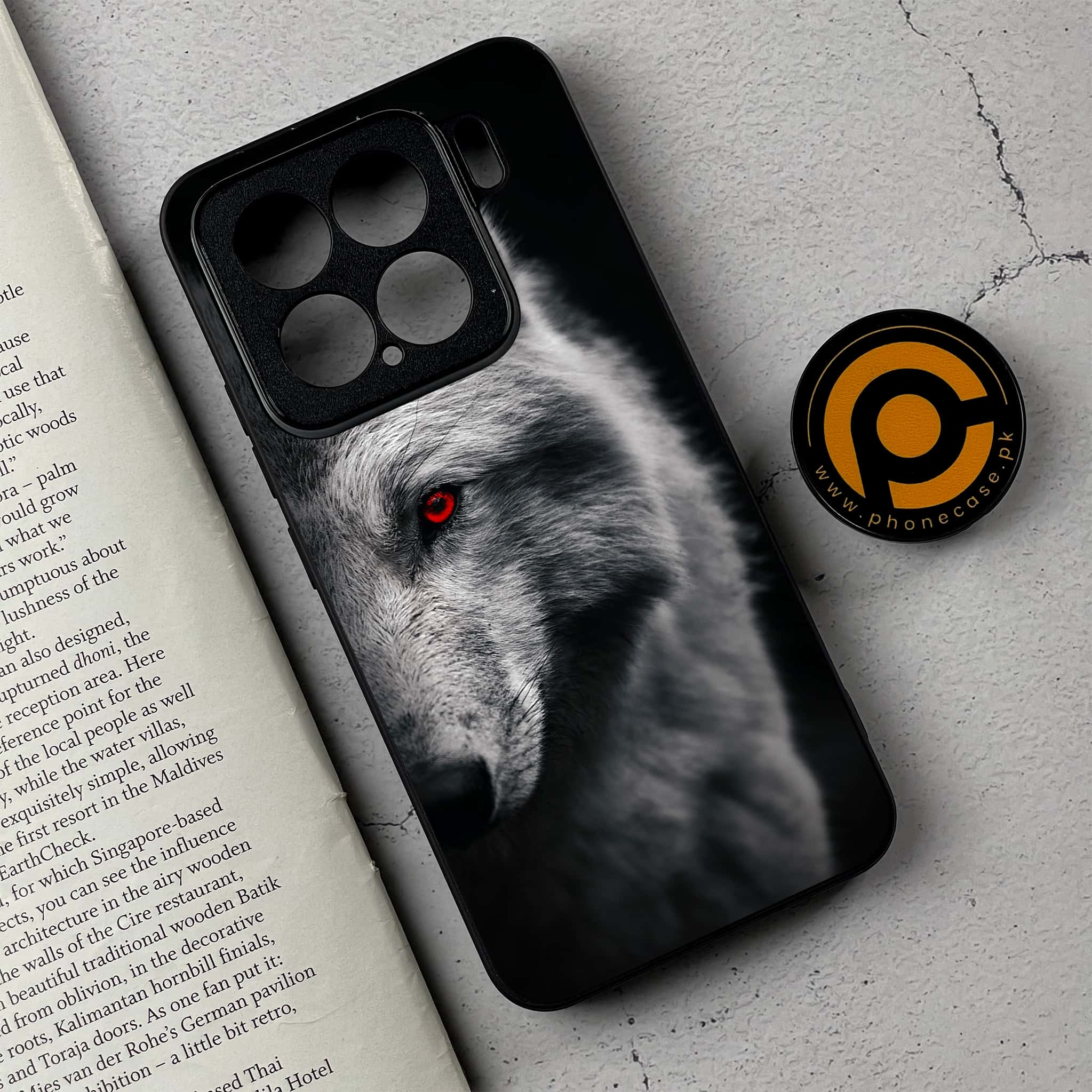 Xiaomi 15 - Wolf Series - Premium Metal Printed soft Bumper shock Proof Case