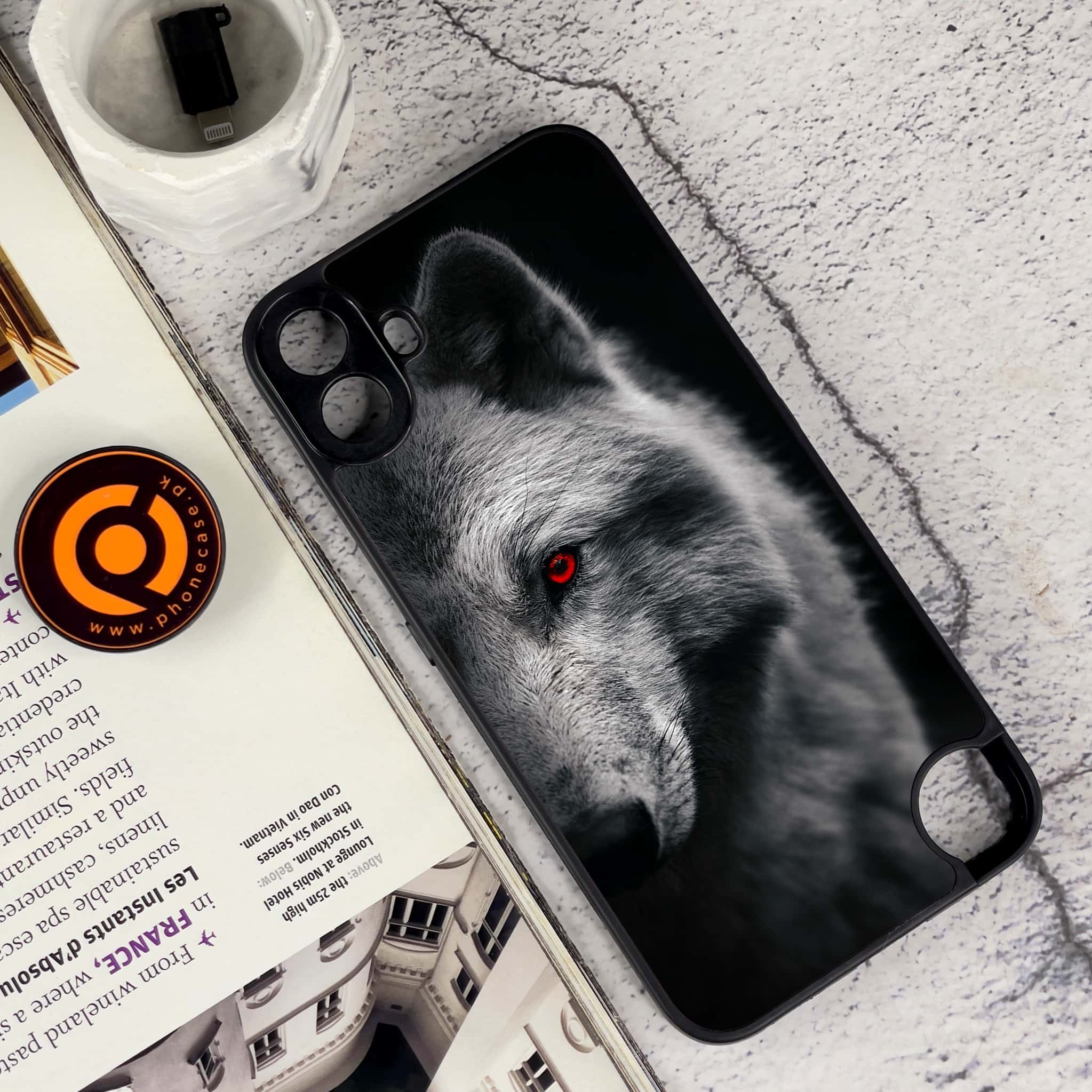 Nothing CMF Phone 1 - Wolf Series - Premium Metal Printed soft Bumper Shock Proof Case