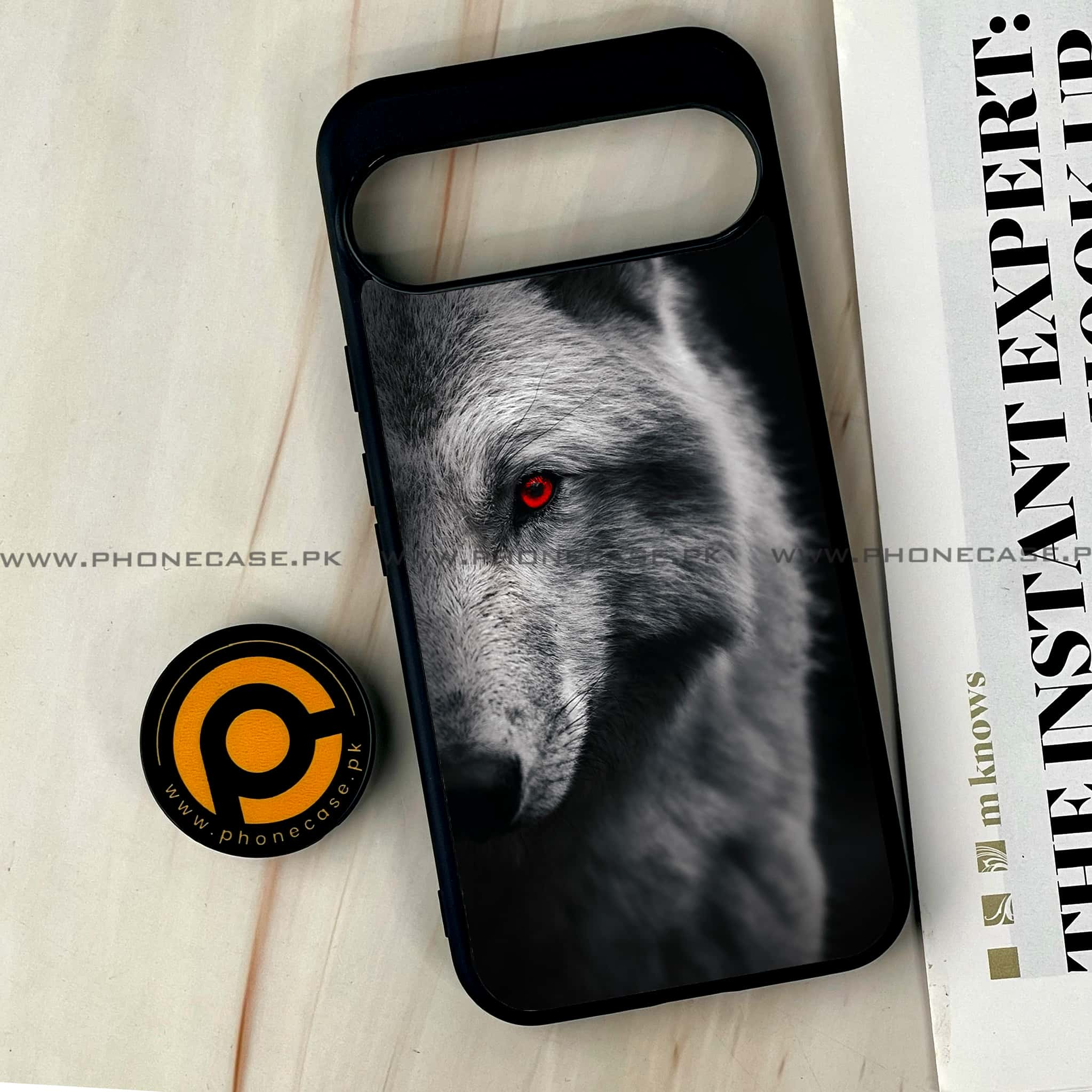 Google Pixel 9 Pro XL - Wolf Series - Premium Printed Glass soft Bumper shock Proof Case