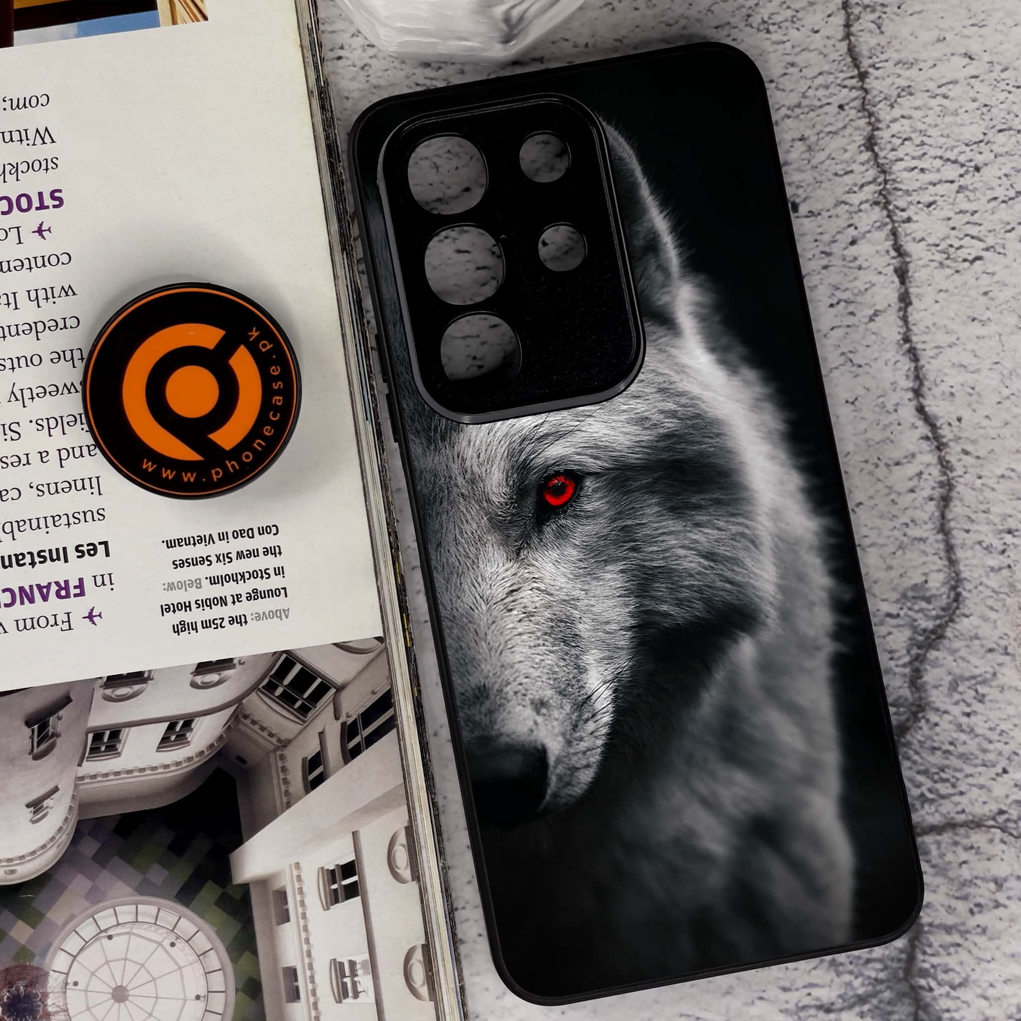 Vivo Y29 4G - Wolf Series - Premium Metal Printed soft Bumper Shock Proof Case