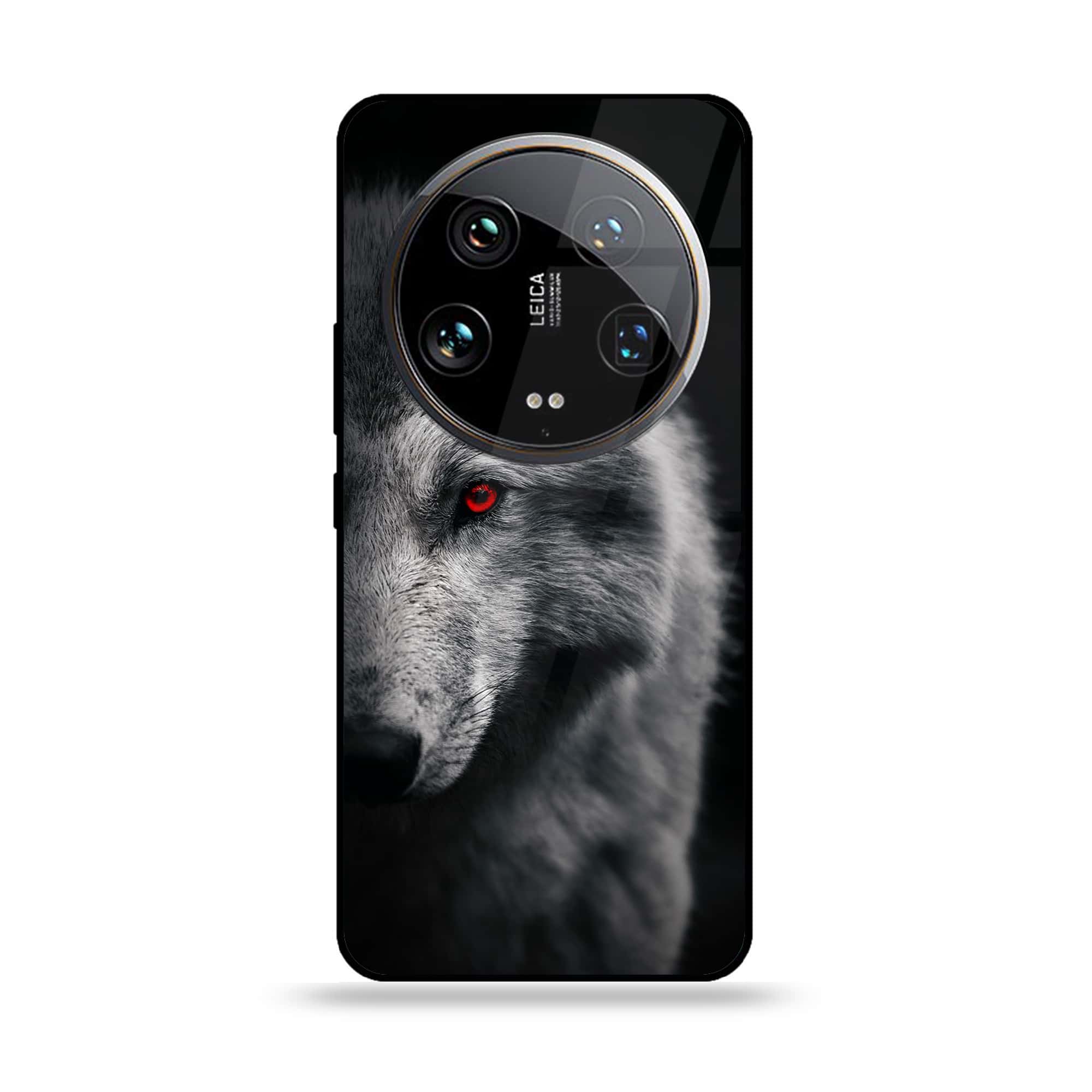Xiaomi 14 Ultra - Wolf Series - Premium Printed Glass soft Bumper shock Proof Case