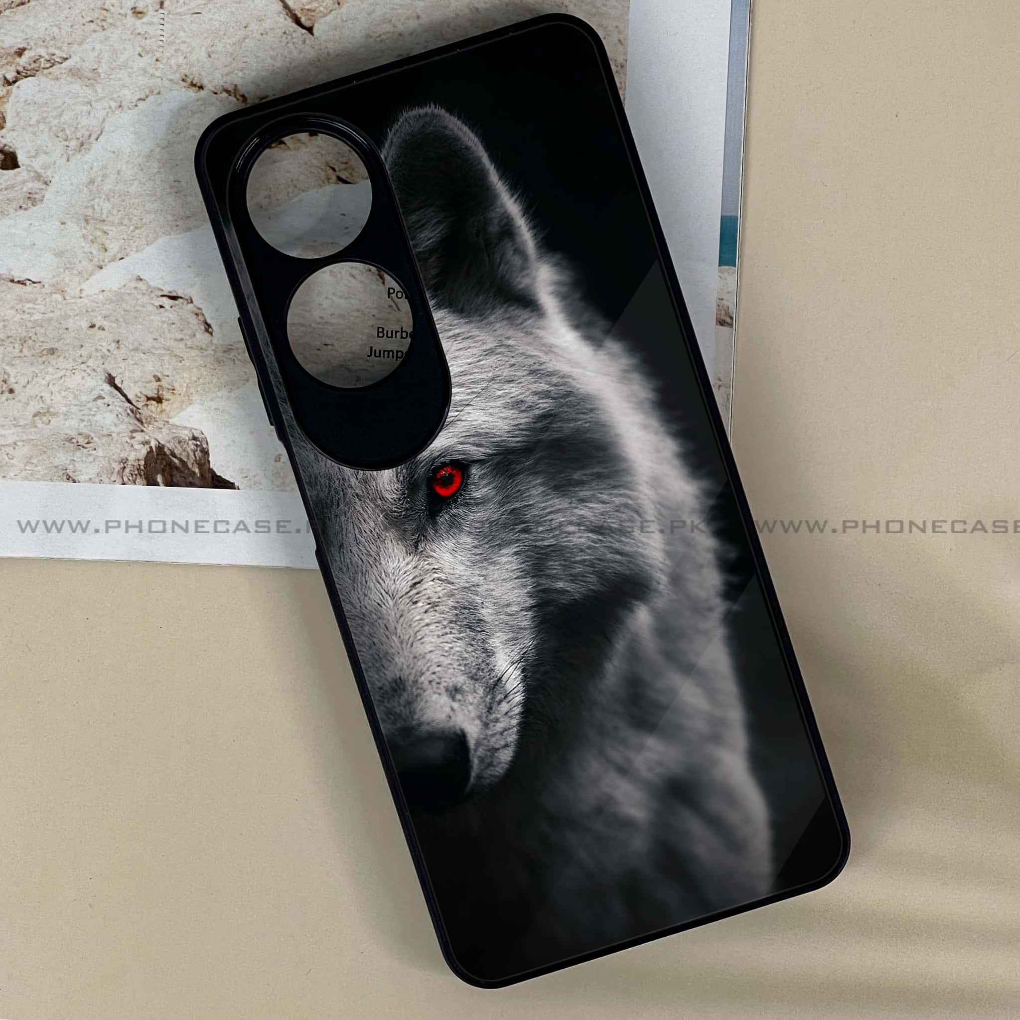 Oppo A60 - Wolf Series - Premium Printed Metal soft Bumper shock Proof Case