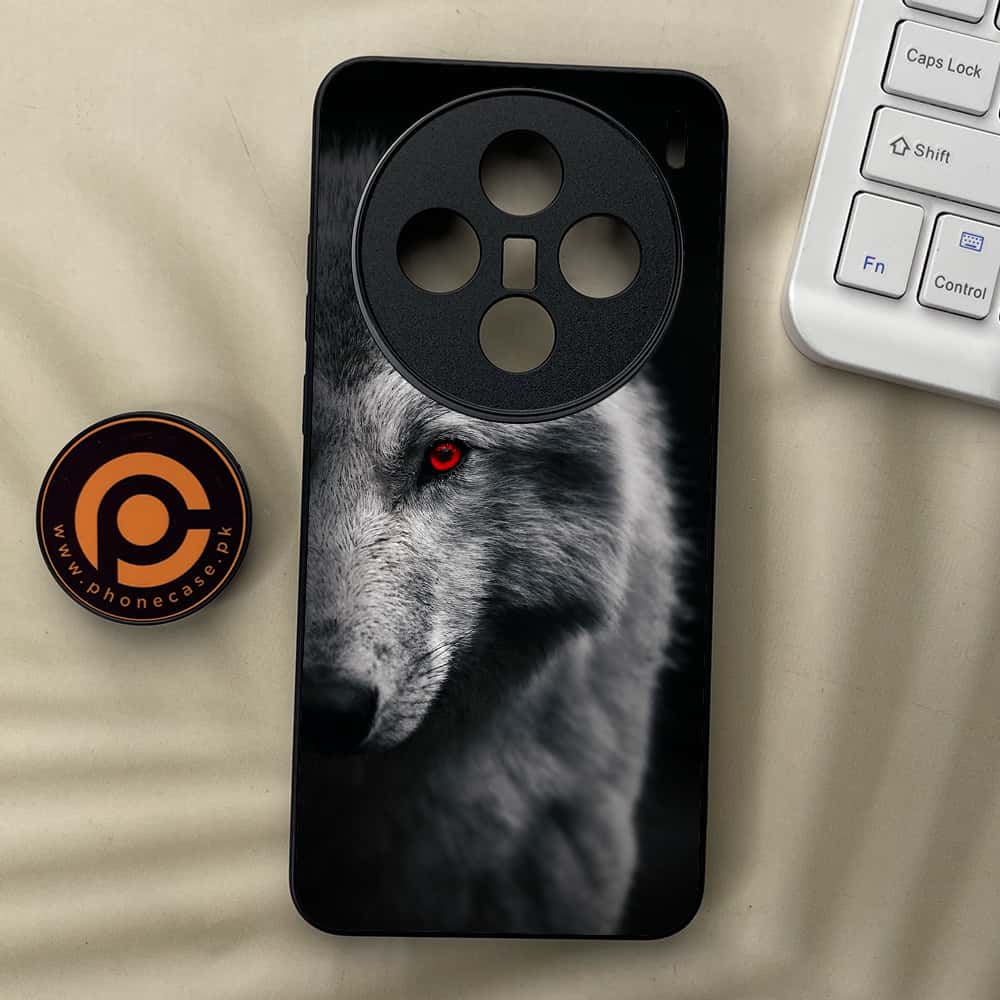 Vivo X200 - Wolf Series - Premium Metal  Printed soft Bumper shock Proof Case