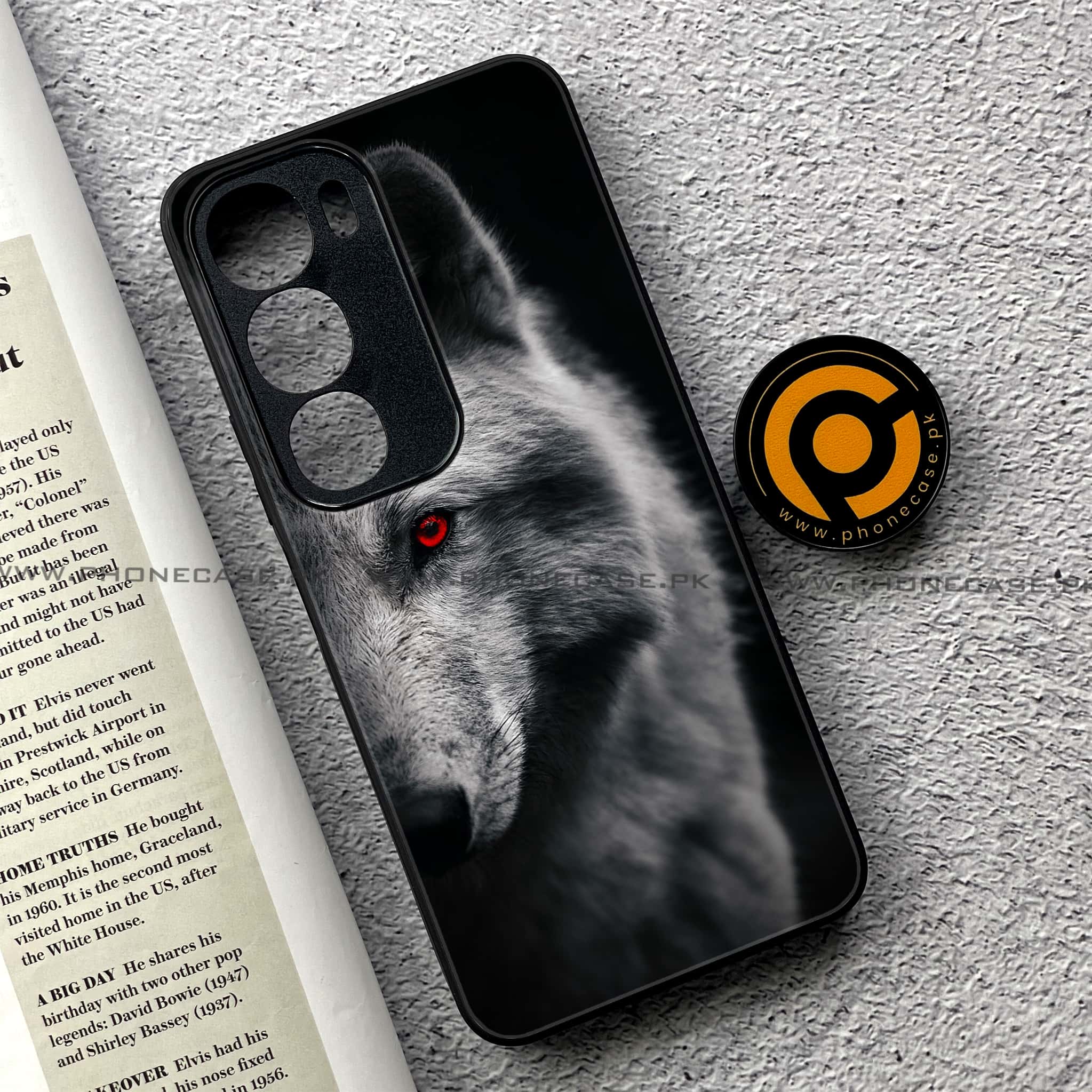 Vivo Y19s Pro - Wolf Series - Premium Metal Printed soft Bumper shock Proof Case