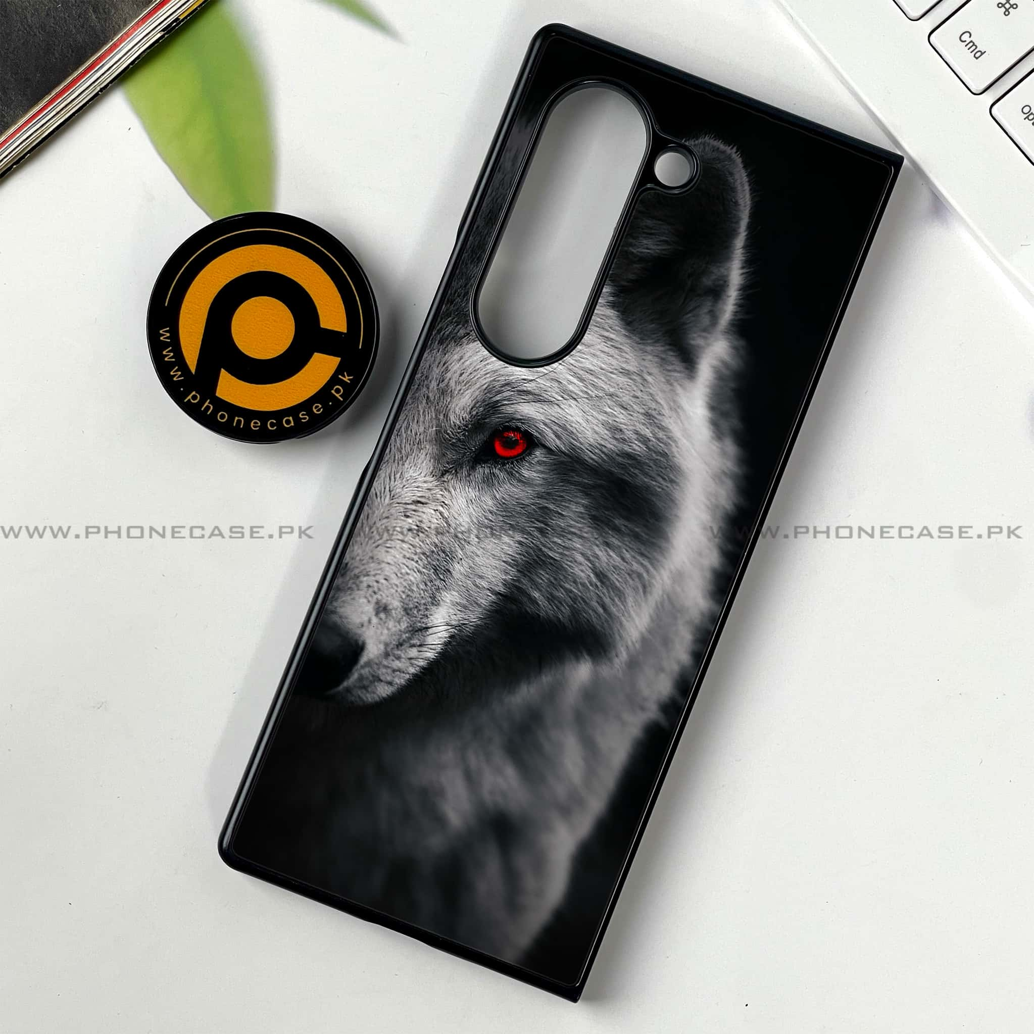 Samsung Galaxy Z Fold 6 - Wolf Series - Premium Printed Metal soft Bumper shock Proof Case