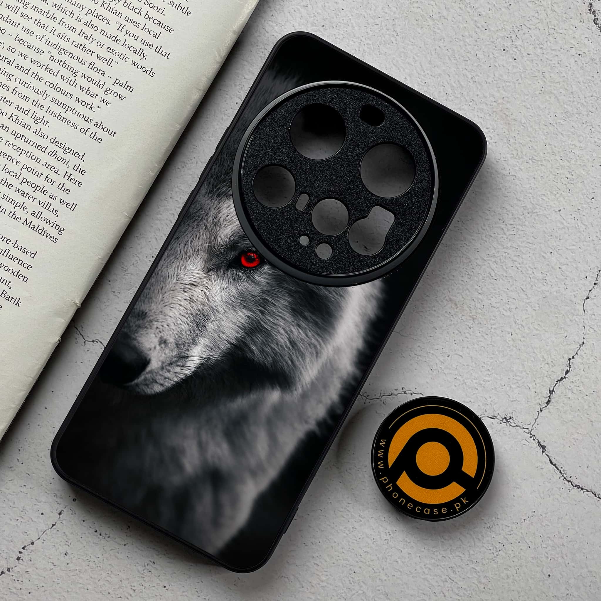 Xiaomi 15 Ultra - Wolf Series - Premium Metal Printed Soft Bumper Shockproof Case