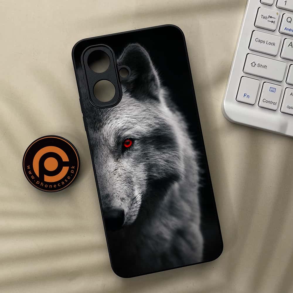 Tecno Spark Go 2 - Wolf Series - Premium Metal Printed soft Bumper Shock Proof Case