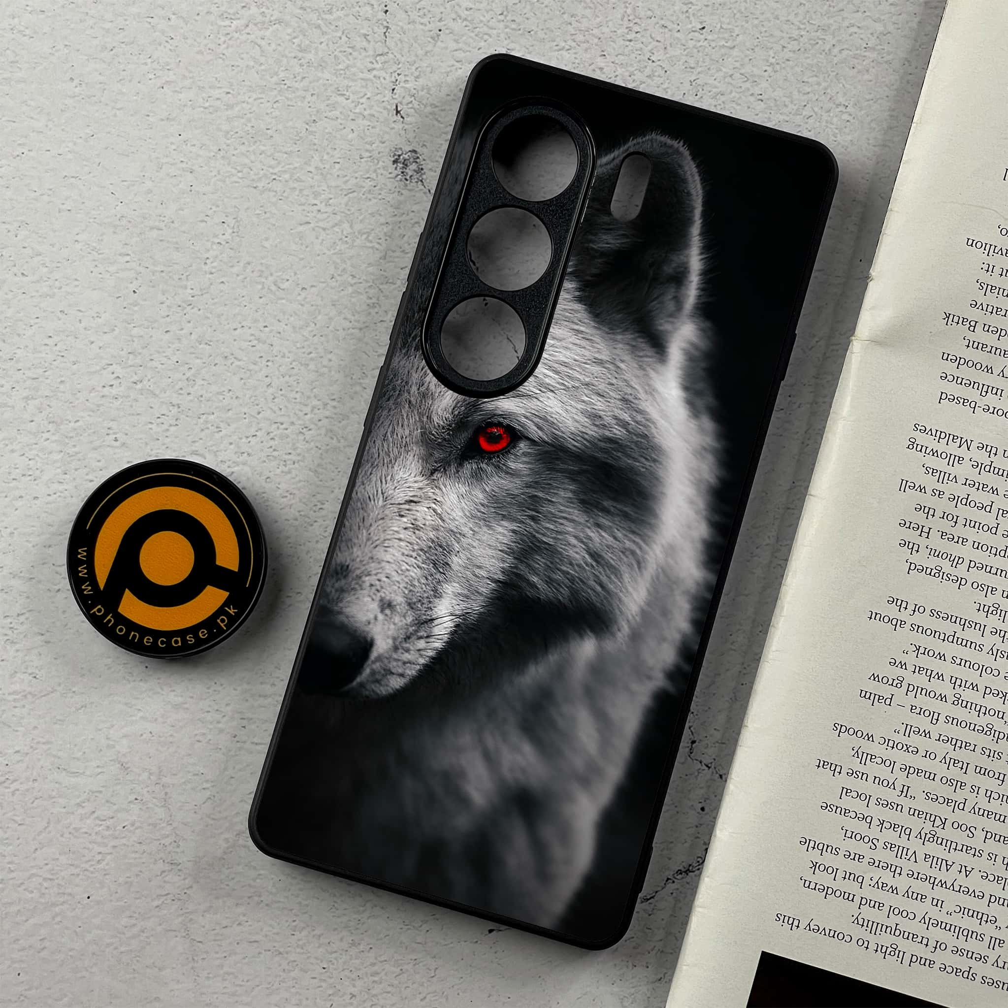 Tecno Camon 40 Pro - Wolf Series - Premium Metal Printed Soft Bumper Shockproof Case