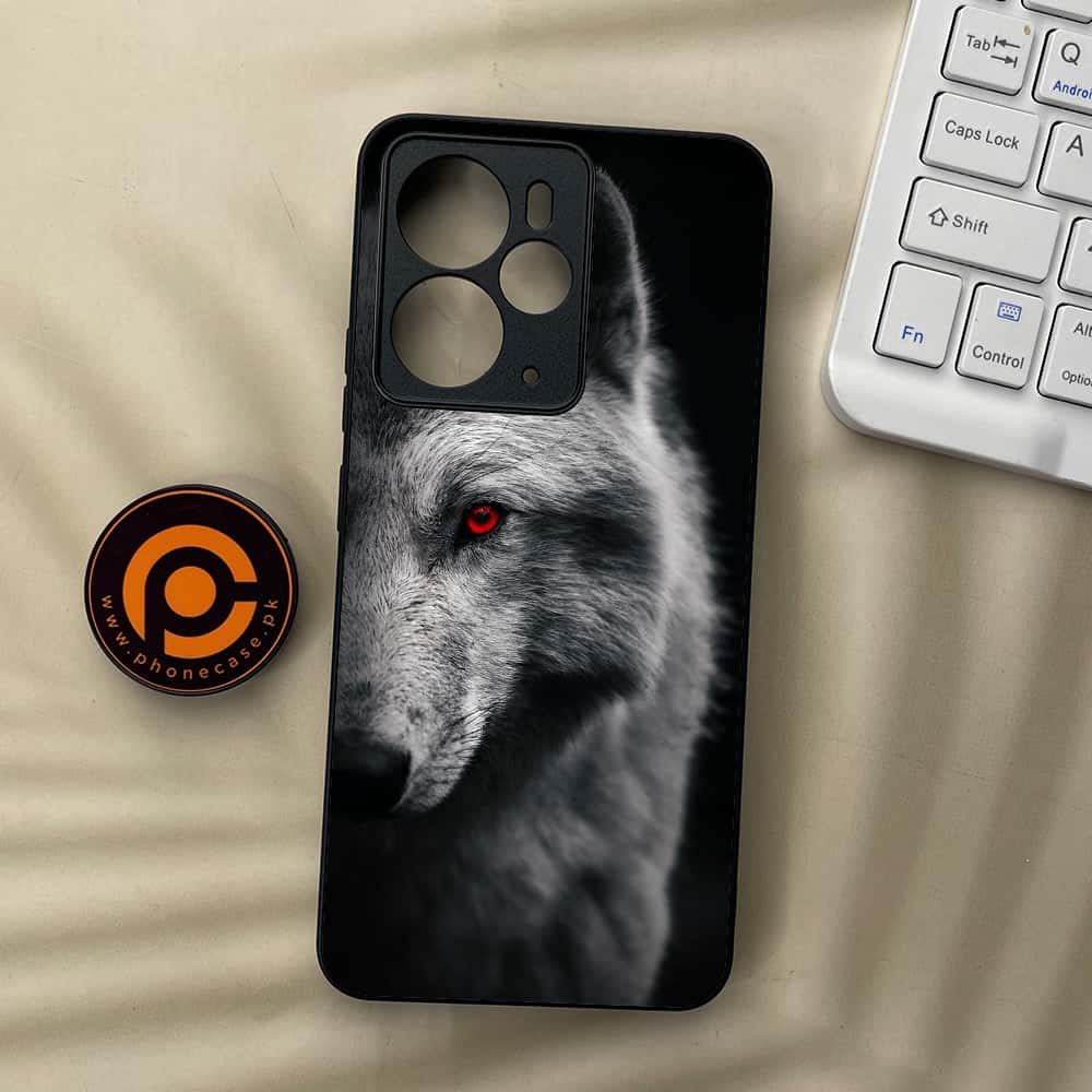 Realme 14T 5G - Wolf Series - Premium Metal Printed soft Bumper Shock Proof Case