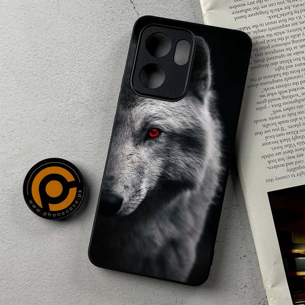 Oppo A5x - Wolf Design 10  - Premium Metal Printed Soft Bumper Shockproof Case  CS-37314