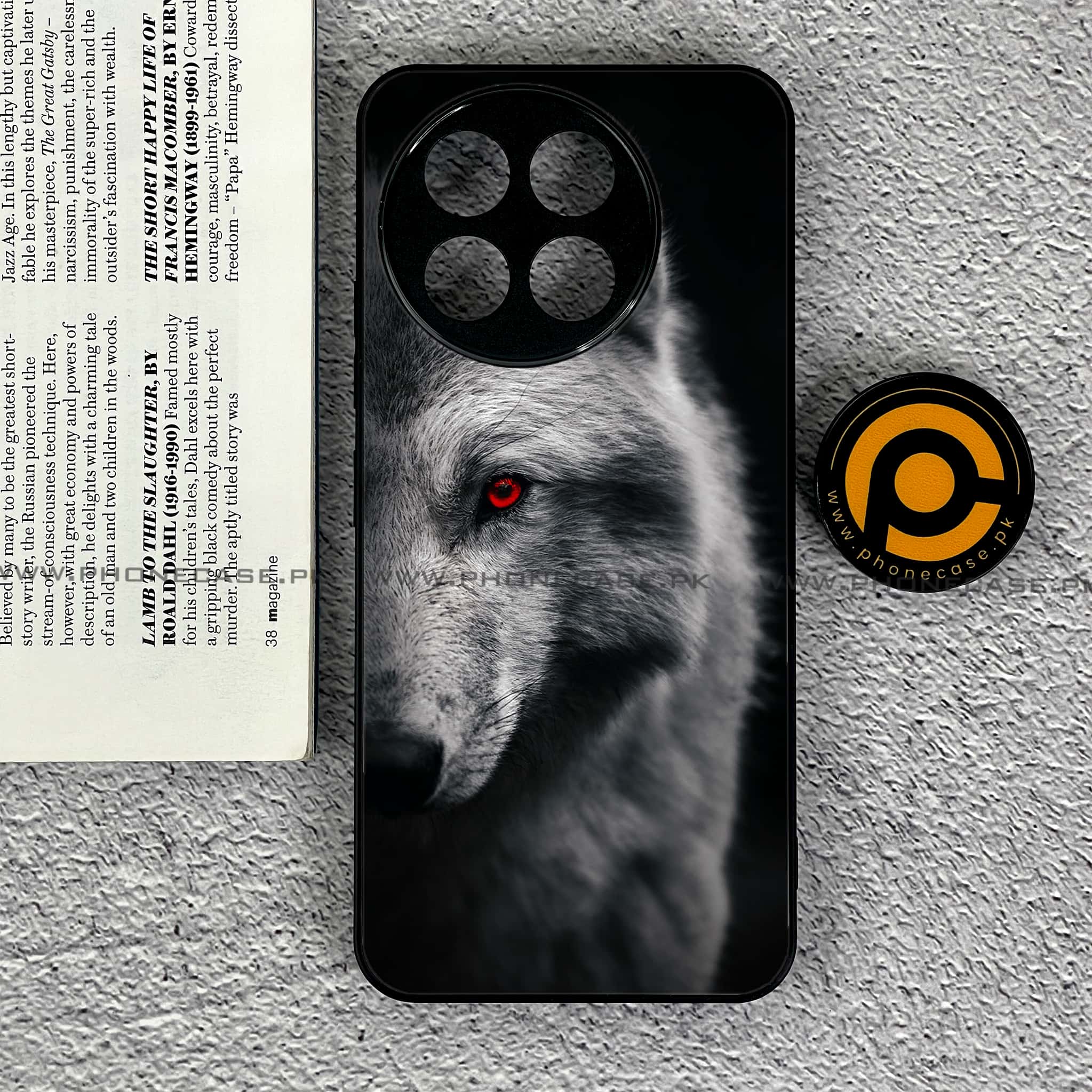 OnePlus Ace 5 - Wolf Series - Premium Metal Printed soft Bumper shock Proof Case