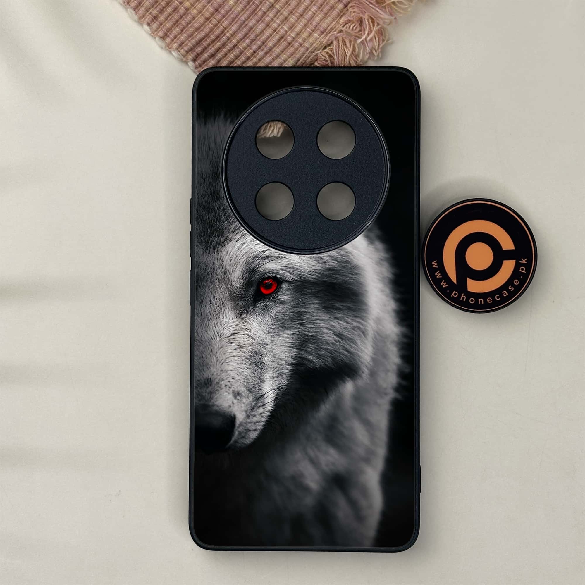 Honor X9c 5G - Wolf Series - Premium Metal Printed soft Bumper shock Proof Case