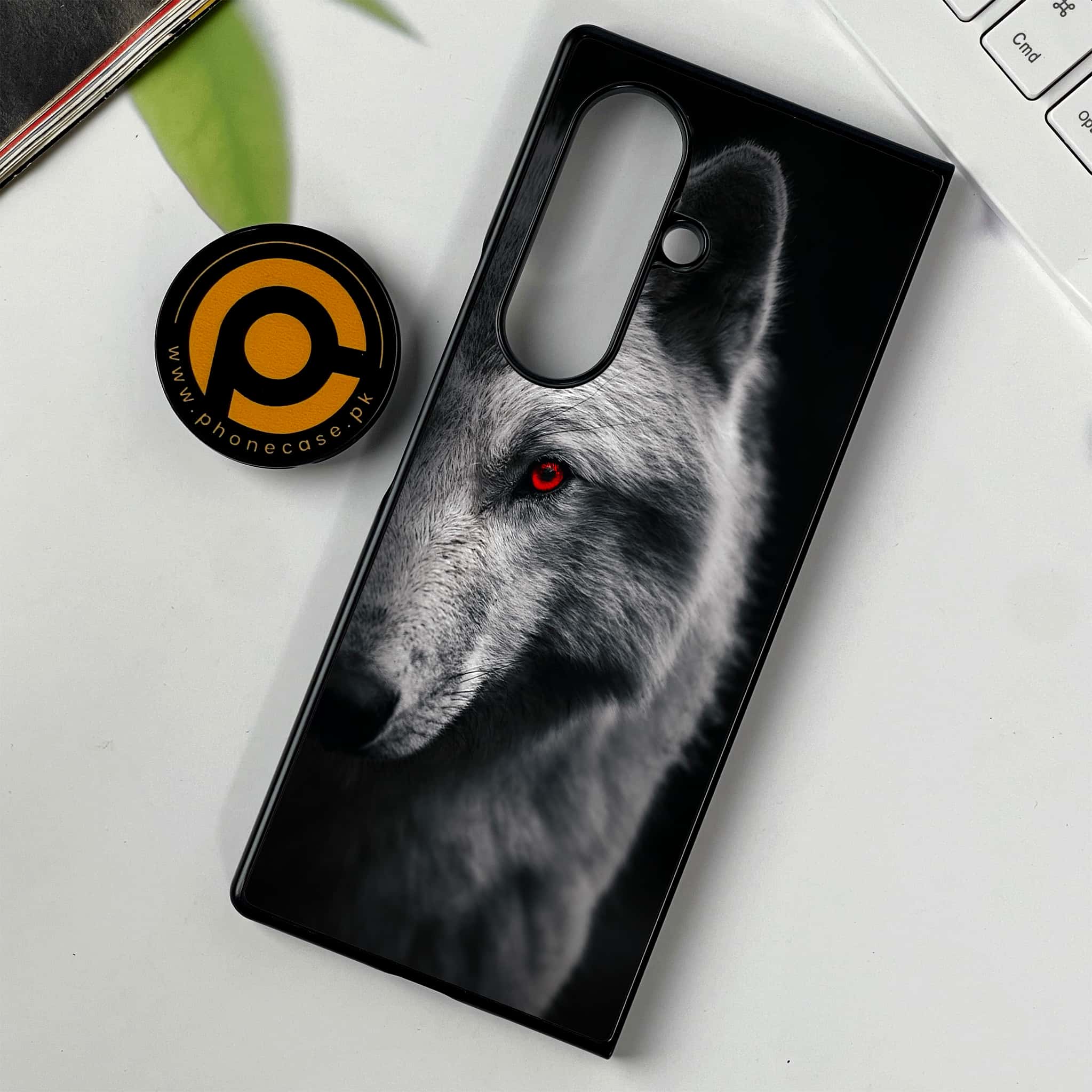 Samsung Galaxy Z Fold 7 - Wolf Series - Premium Metal Printed soft Bumper shock Proof Case