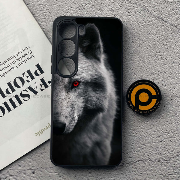Vivo Y200 4G - Wolf Design 10 - Premium Metal Printed soft Bumper Shock Proof Case CS-46453