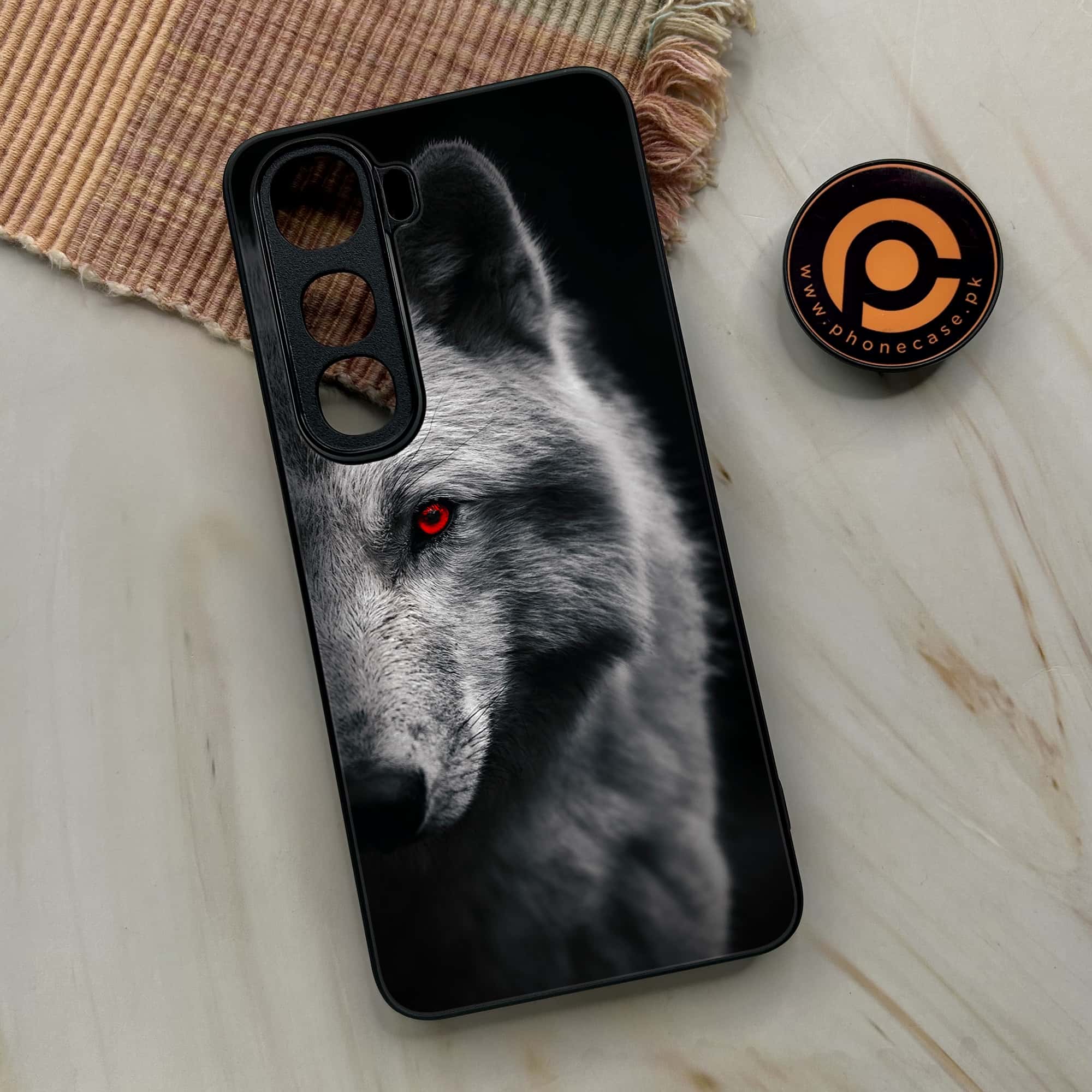 Vivo Y400 - Wolf Series - Premium Metal Printed soft Bumper shock Proof Case