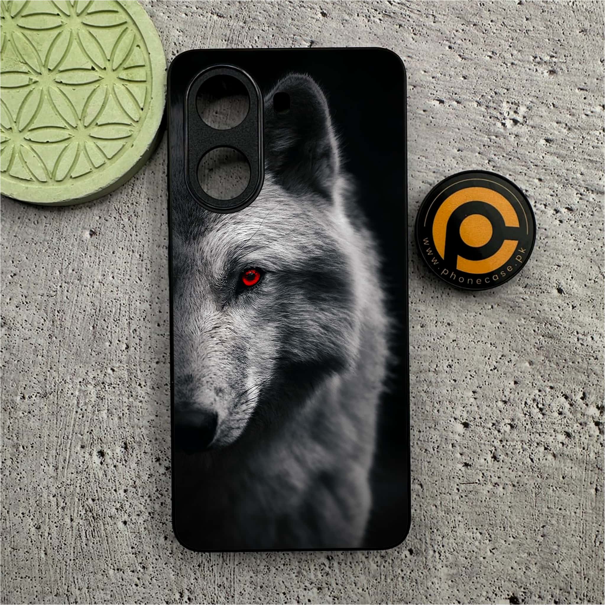 Xiaomi Redmi Turbo 4 - Wolf Series - Premium Metal Printed soft Bumper shock Proof Case