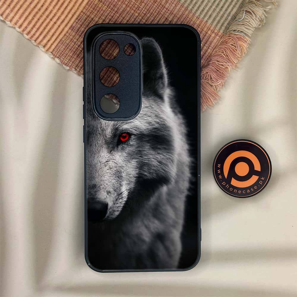 Tecno Spark 40 Pro Plus - Wolf Series - Premium Metal Printed soft Bumper shock Proof Case