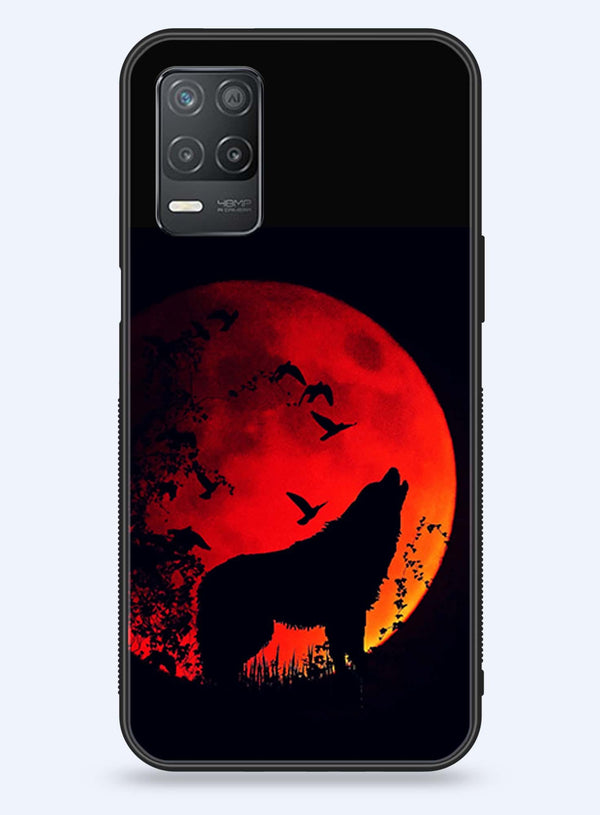 Realme Narzo 30 5G - Wolf Design 1 - Premium Printed Glass soft Bumper shock Proof Case CS-23088