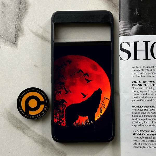 Google Pixel 8a - Wolf Series - Premium Printed soft Bumper Shock Proof Case