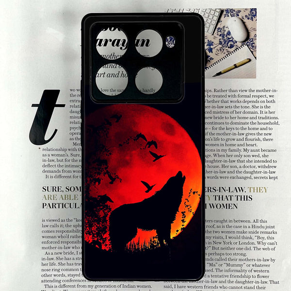 Infinix Note 40 Pro Plus - Wolf Series - Premium Metal Printed soft Bumper shock Proof Case